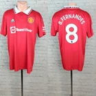 Football shirt soccer Manchester United Home 2022/2023 Adidas B. Fernandes #8 L