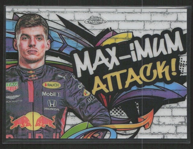 Max Verstappen 2020 Topps Chrome Formula 1 #TT-5 Track Tags Red Bull Racing