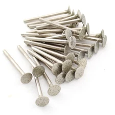 30Pcs 3/8" Diamond Nail Head Shape Grinding Bit for Dremel Engraver Rotary Tool