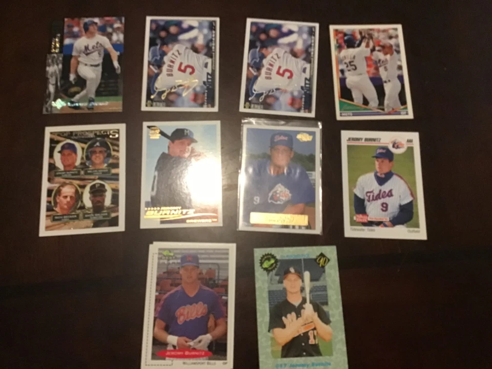 JEROMY BURNITZ Oddball Insert & Regular issue Baseball METS YOU CHOOSE - Image 2 of 4