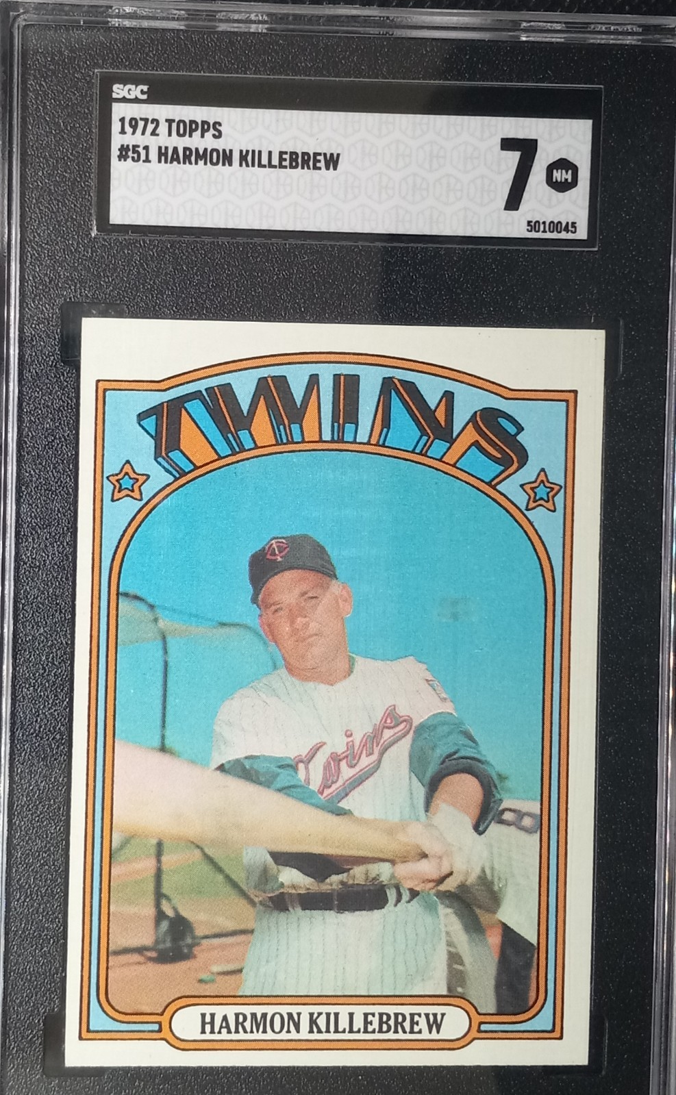 1972 Topps Harmon killebrew #51 Sgc 7