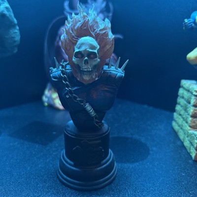 Marvel Ghost Rider Bust Limited 4901 Of 6000 Statue With Box
