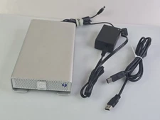 G-Technology G-DRIVE 4TB Thunderbolt USB- External HDD With power adapter + USB