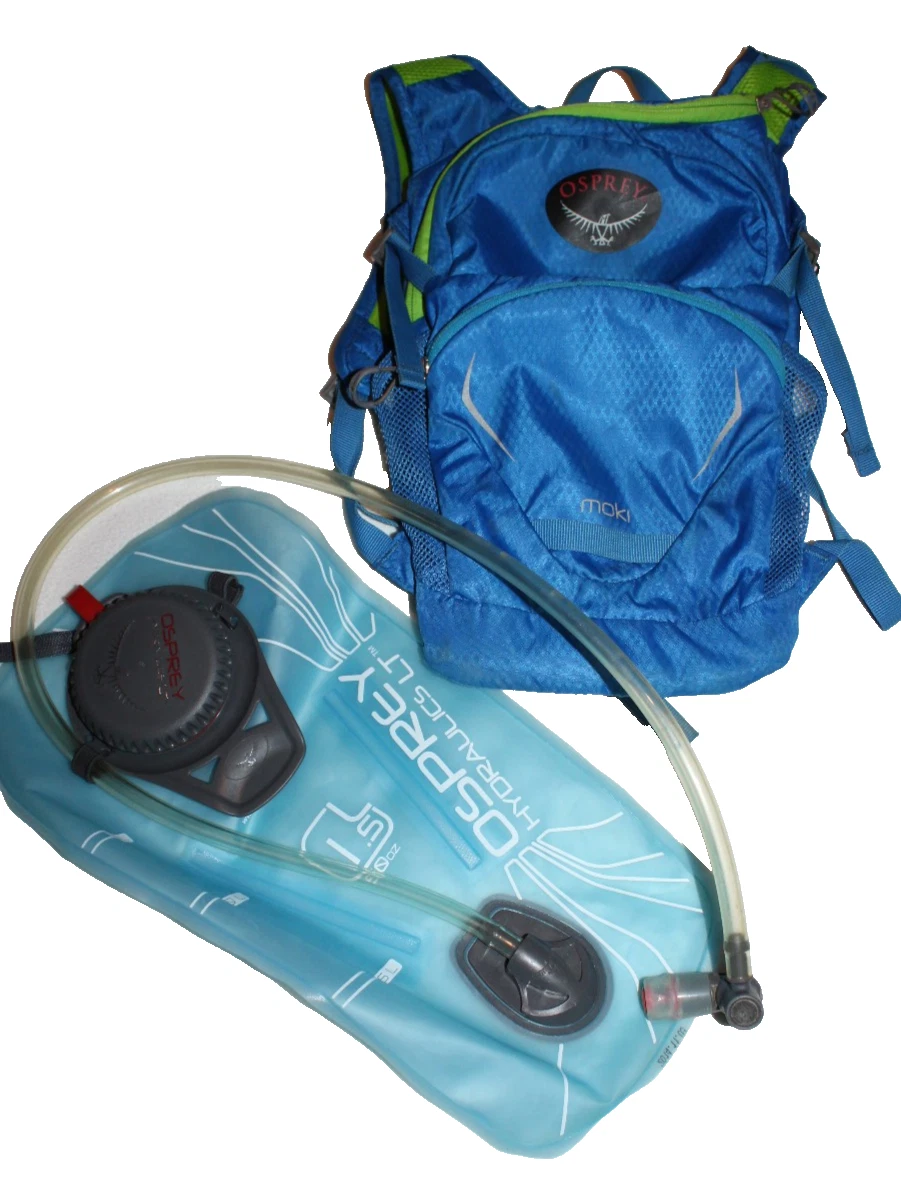 Osprey Katari 3 2.5L water pack. EUC Nylon Hiking Blue Hiking Hydration Packs for sale | eBay main image 3