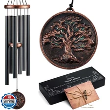 Gabzart Wind Chimes for Outside, Tree of Life Deep Tone Vintage Wind Chime Ou