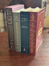PRESIDENT JIMMY CARTER GERALD FORD RICHARD NIXON GEORGE BUSH SIGNED EASTON PRESS