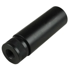 6061 T6 Hard Anodized Aluminum M14x1 LH Barrel Extension Tube 4" Muzzle Brake