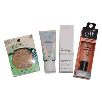 4 Piece Lot Physicians Formula Bronzer ELF Primer PUR The Ordinary Niacinamide