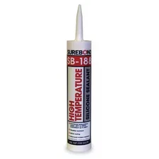 Surebond Sb-188 T Clear Silicone Sealant, 10 Oz, Cartridge, Clear, Silicone