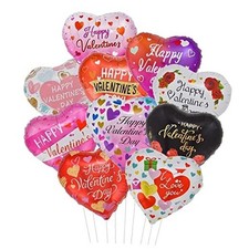 Happy Valentines Day Balloons,Love Heart Foil Balloons,Valentines Day