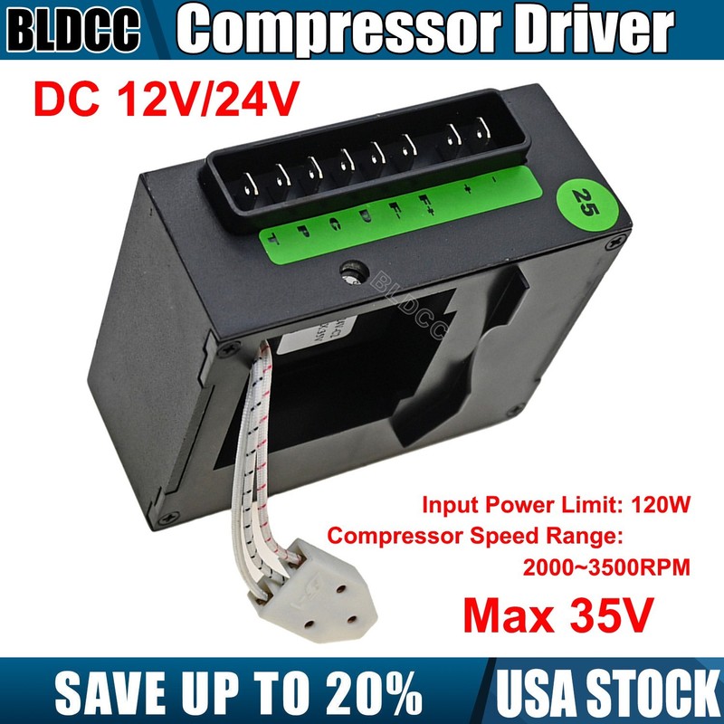 12V 24V DC Variable Frequency Compressor Driver for SECOP BD35F BD80F Car Fridge