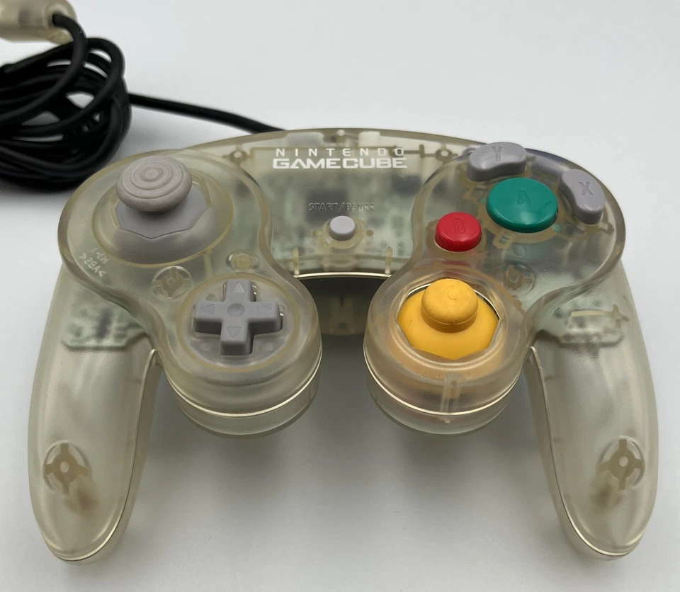 Official OEM Nintendo GameCube Controller Clear Skeleton DOL-003 JP - Excellent - Image 2 of 4