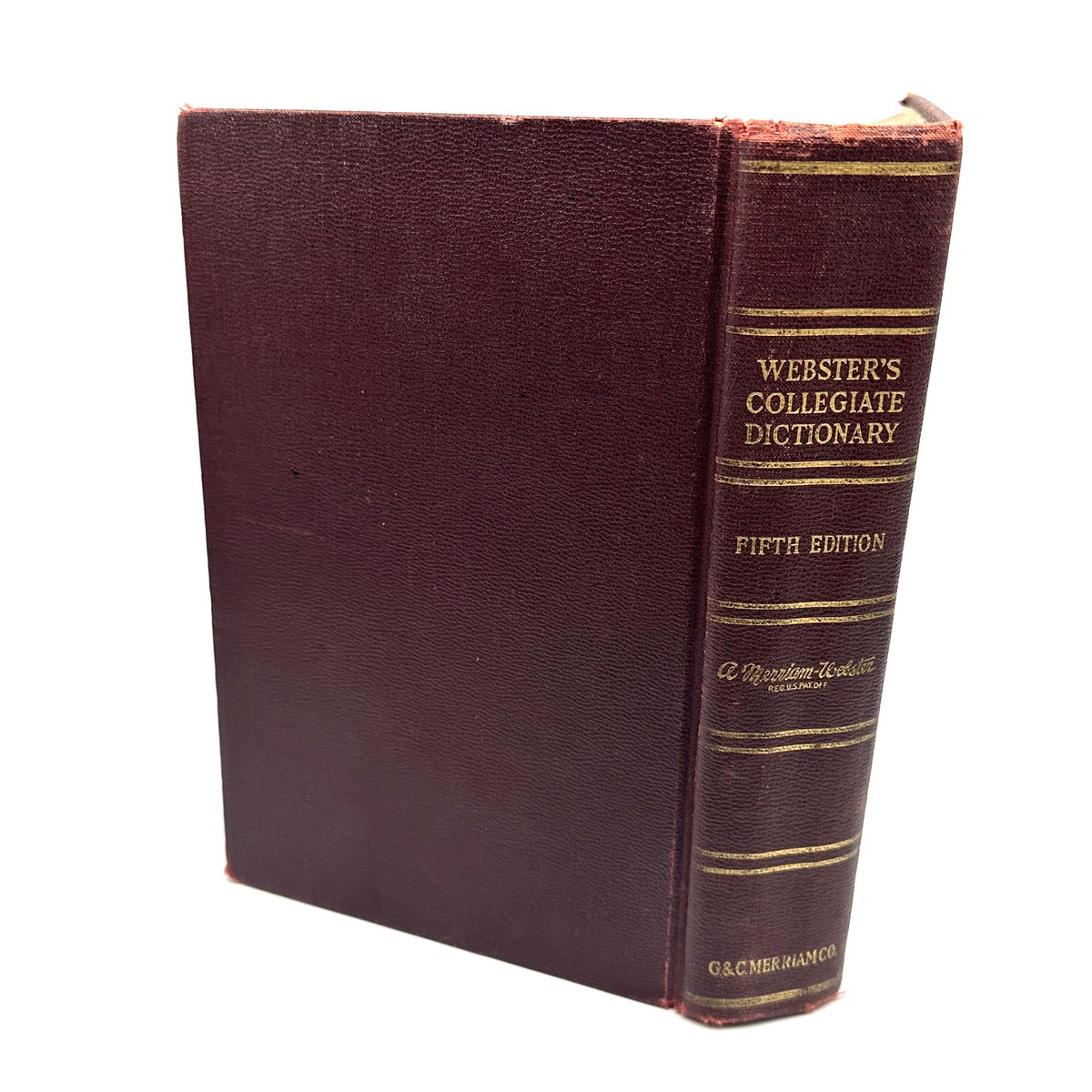 Vintage Webster's Collegiate Dictionary Fifth Edition 1936 Merriam