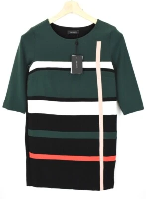 COP COPINE Ogawa Kleid Damen EU36 Gestreift 3/4-Arm Tunika Casual - Bild 1 von 4