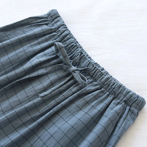 Men Pajama Pants Plaid Pj Bottoms Elastic Waist Sleep Baggy Casual Trousers UK- - Picture 10 of 33
