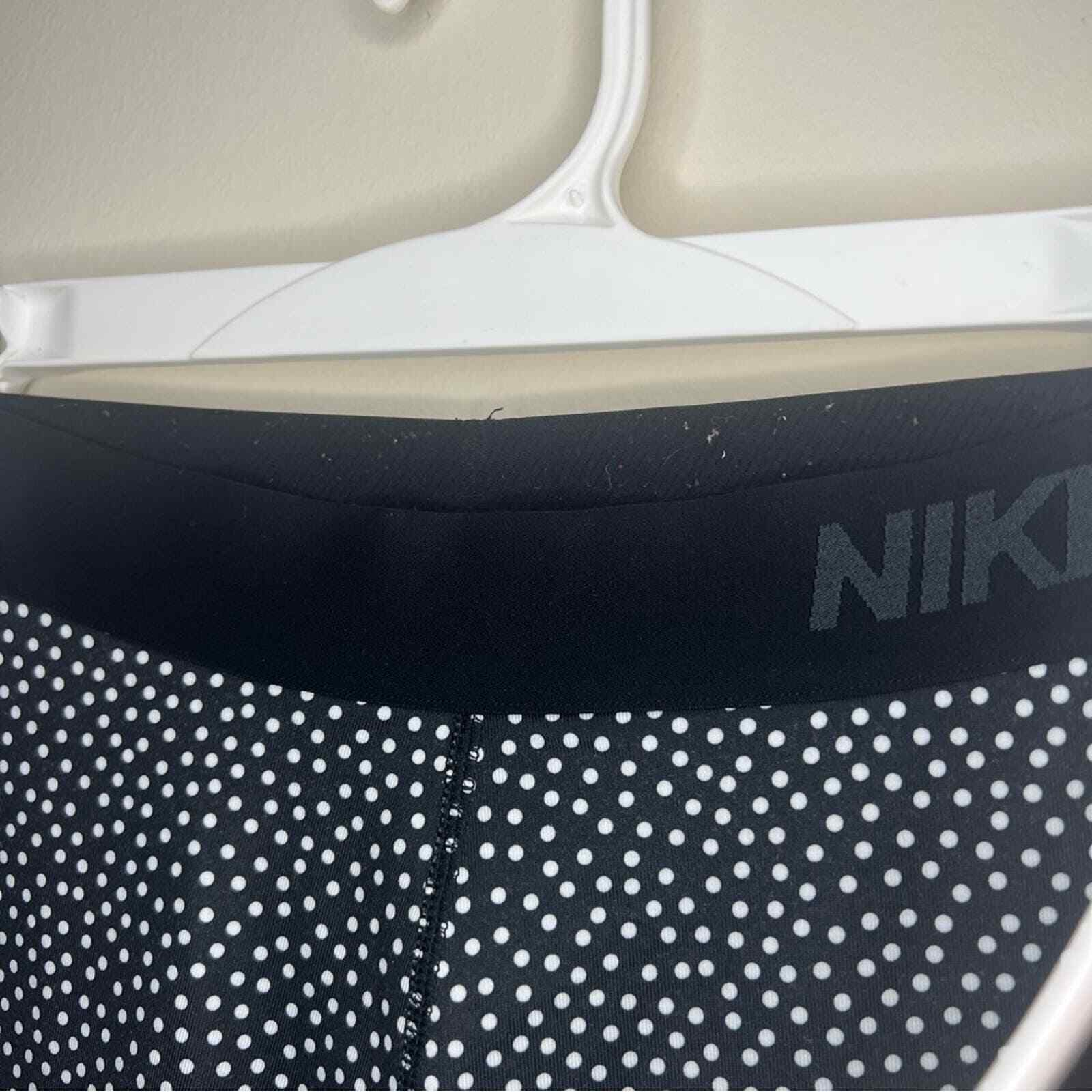 Nike Pro Hyperwarm Compression Polka Dot Leggings - image 5