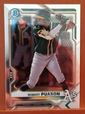 2021 Bowman Chrome Prospects #45 Robert Puason ATHLETICS 
