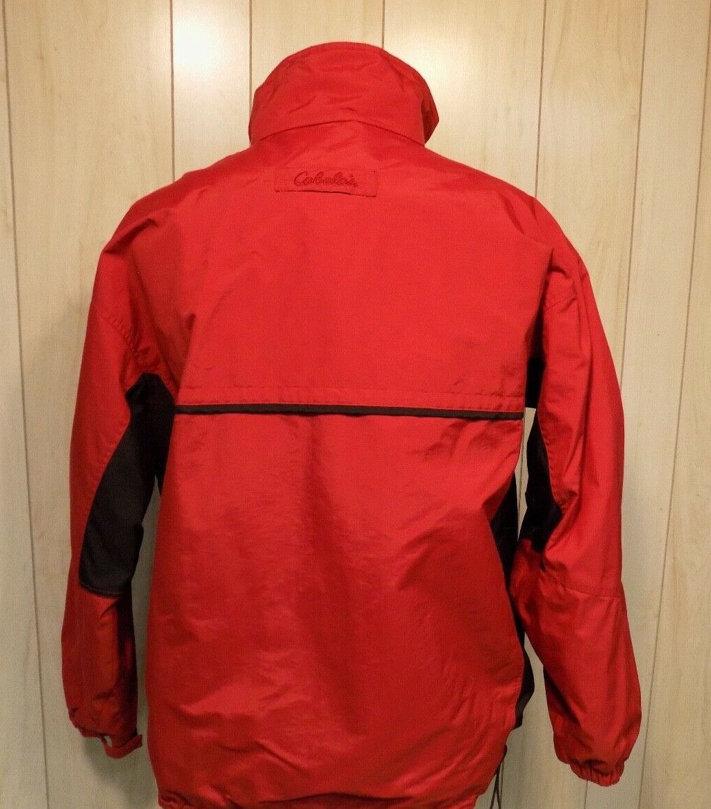 Cabelas DryPlus Men's Waterproof Nylon Jacket Coat R… Gem