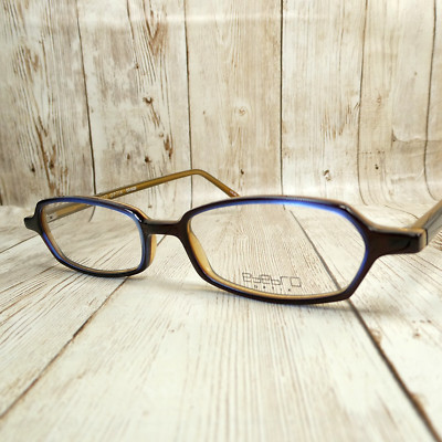 EyeBro Optix Blue Beige Oval Eyeglasses FRAMES - EO-5029 45-16-140 NWOT NEW