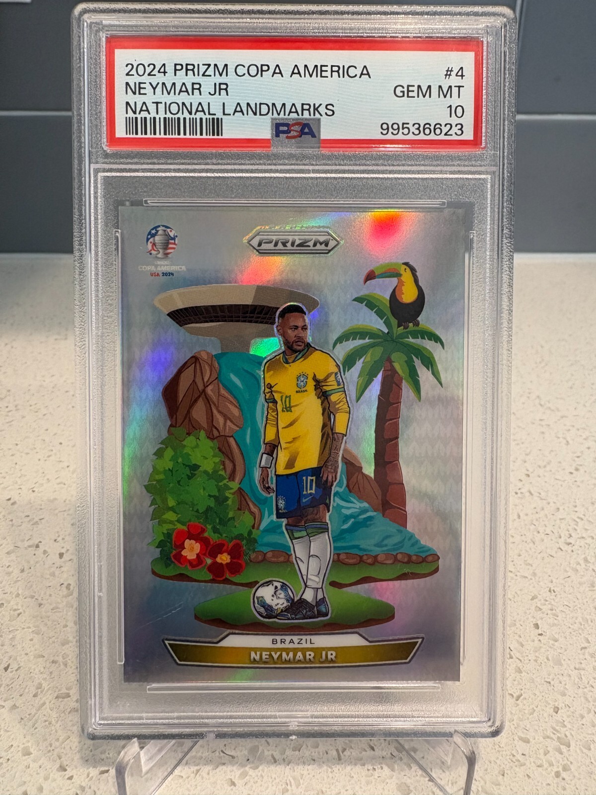Neymar Jr. 2024 Prizm Copa America #4 National Landmarks /(SSP 