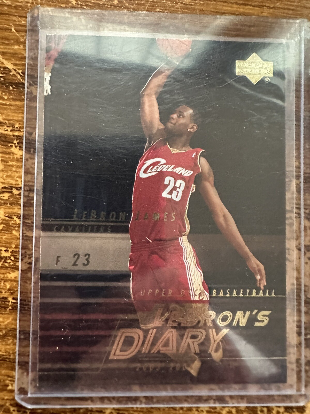 2003-04 Upper Deck UD Lebron's Diary LJ15 Lebron James RC rookie card Cavs NMMT