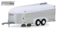 Greenlight Aerovault MKII Trailer BRE in White and Silver 30008 1/64