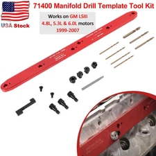 71400 Broken Exhaust Manifold Bolt Stud Drill Template for GM Chevy LSIII 6.0L