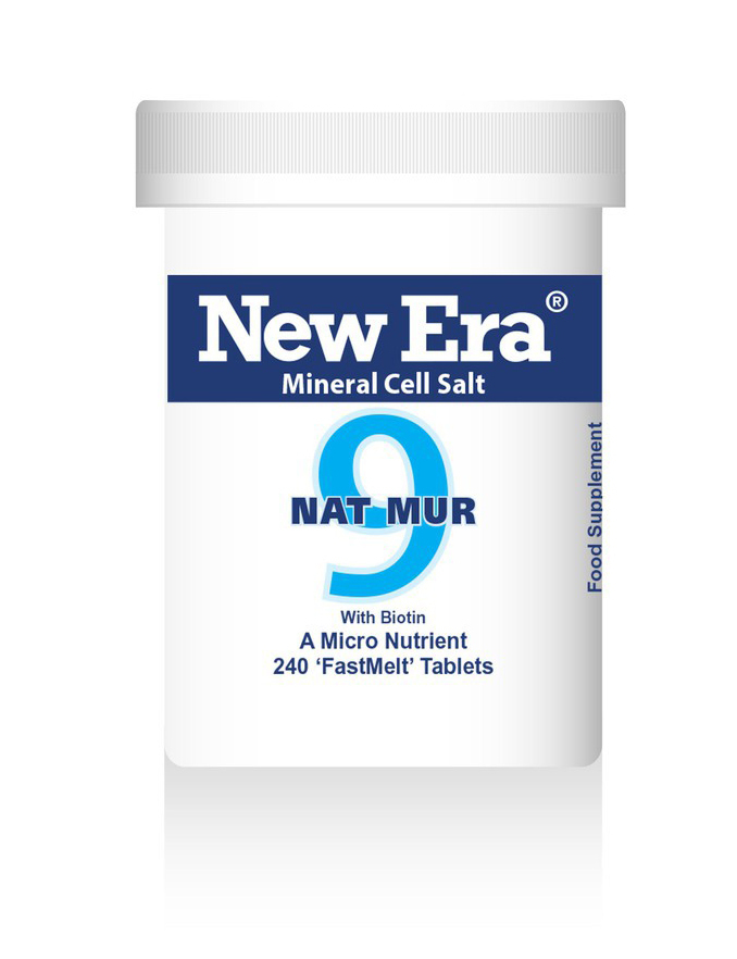 New Era No 9 Nat Mur Mineral Cell Salt 240 FastMelt Tablets