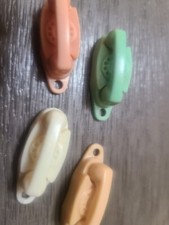 4 Vintage Pricess toy Phones Various Colors