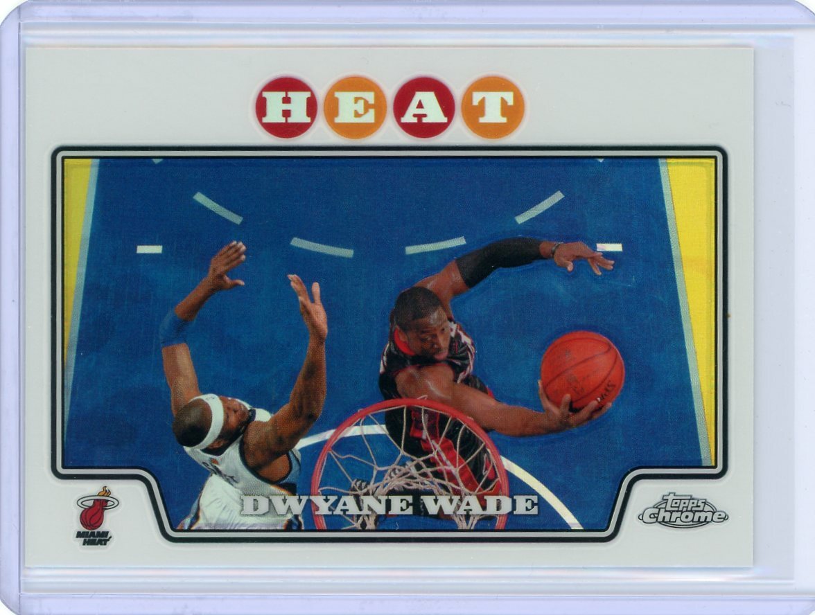 2008/09 Topps Chrome Refractor #100 Dwyane Wade | eBay