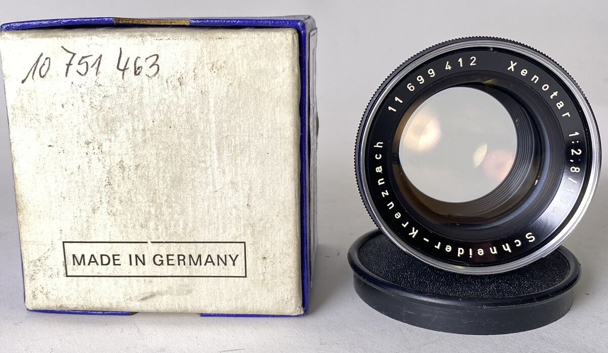 IN BOX Schneider-Kreuznach Xenotar 100mm F2.8 Large Format IN BOX Schneider-Kreuznach Xenotar 100mm F2.8 Large Format