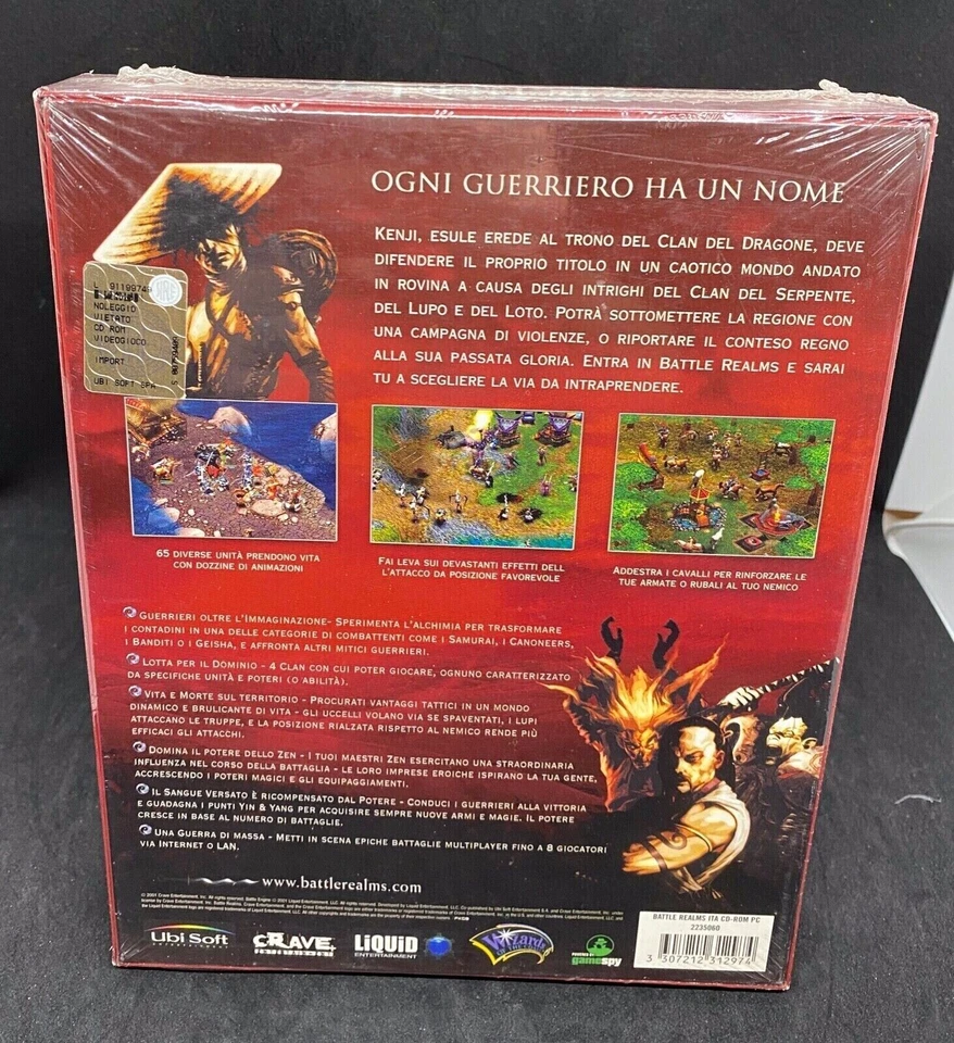 Battle Realms Big Box PC New Factory Sealed (2001) BIG BOX - Image 2 of 4
