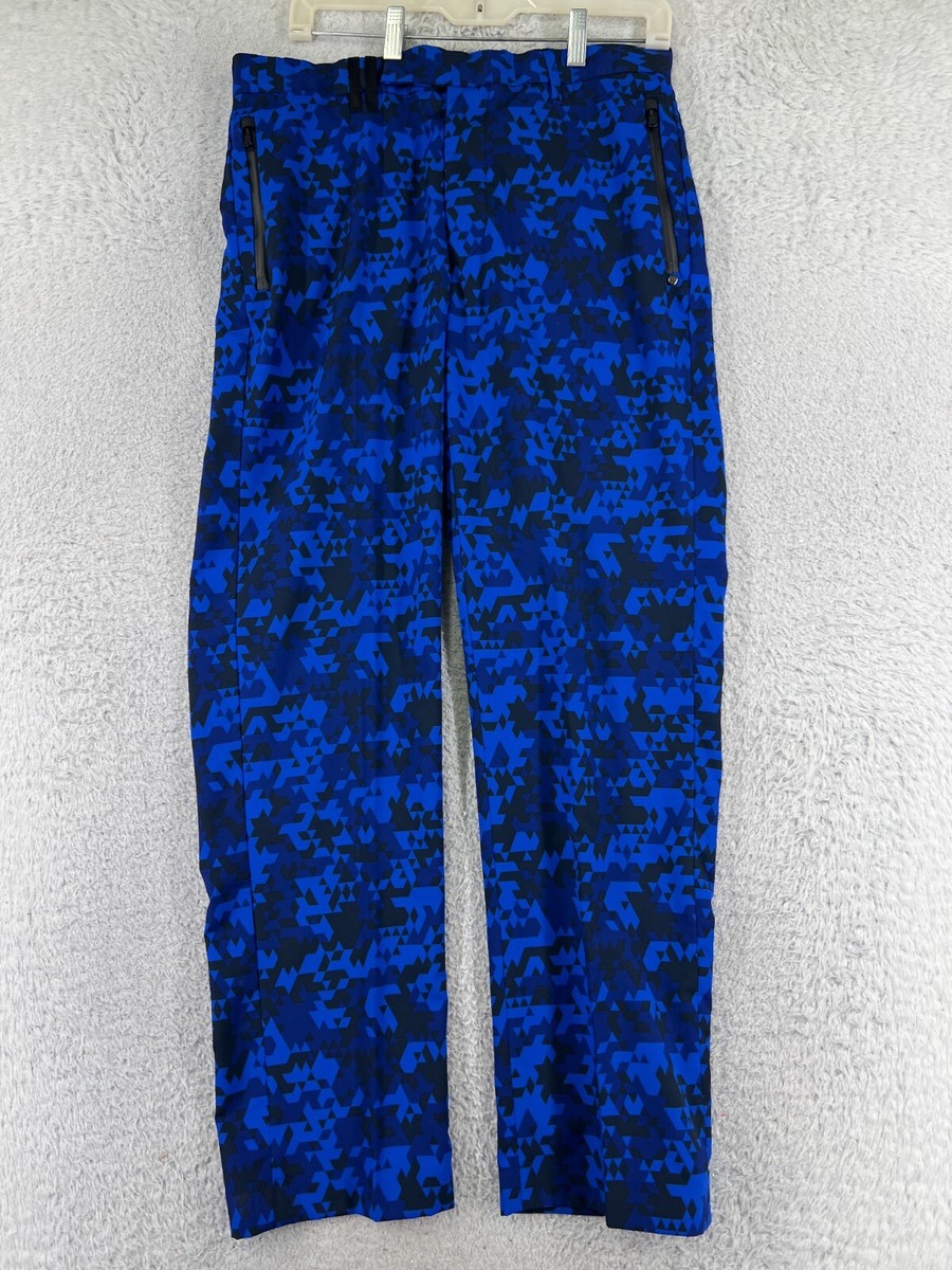 ラルフローレン RLX GOLF パンツ ネイビー 32 Ralph Lauren RLX Pants Mens 32 Blue Crazy Triangle Pattern