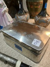silver plated jewellery box - some wear