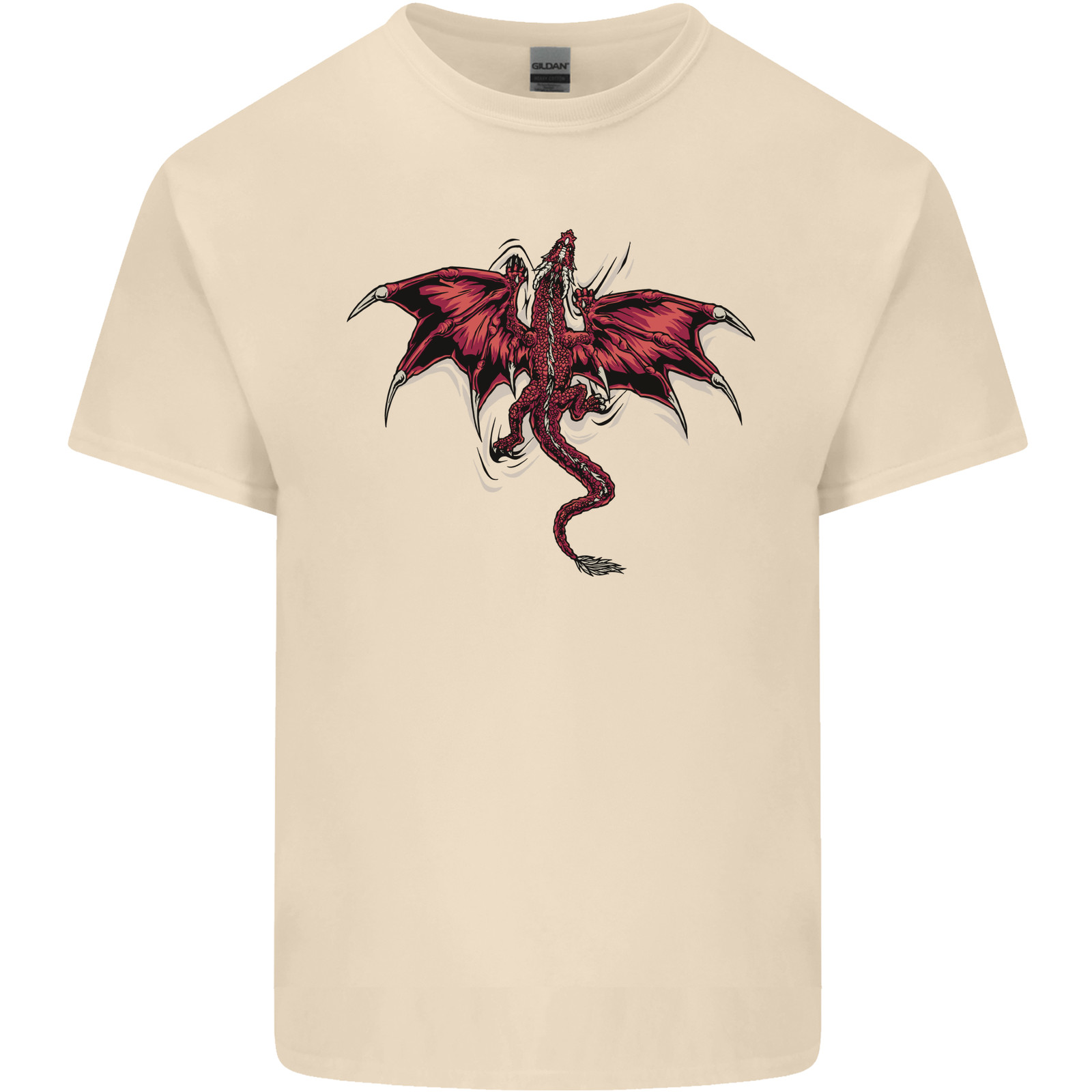 Un Dragón Alpinismo The Material Algodón Hombre Camiseta