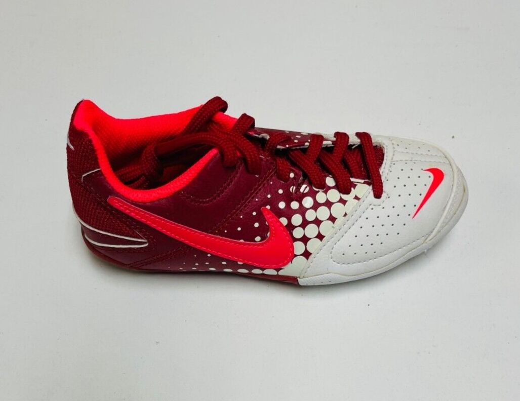 Nike5 Jr. Elastico Indoor Kids Shoes White-Red