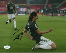 Manchester United Edinson Cavani Autographed Signed 8x10 Photo JSA COA #5