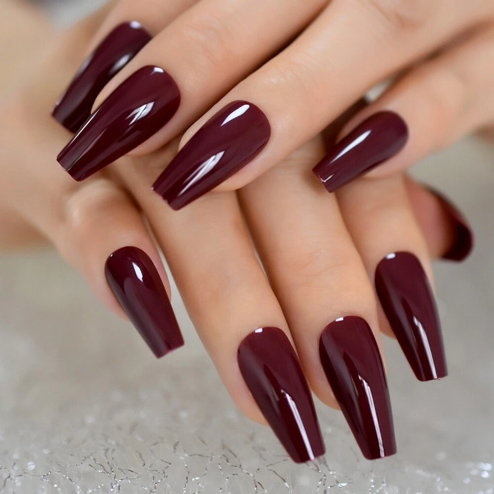 Solid outlet color nails
