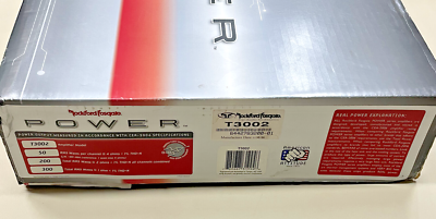 Rockford Fosgate Power Series T3002, 2 Channel Amplifier - Factory