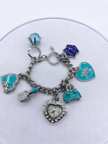 Charm Figaro bracelet charm watch silver 