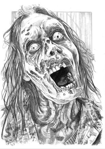 THE WALKING DEAD SIGNED LIMITED EDITION ART PRINT "Walker" - 第 1/2 張圖片