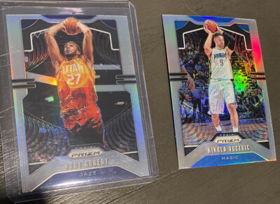 2019-20 Panini Prizm Rudy Gobert + Nikola Vucevic All Star Center lot
