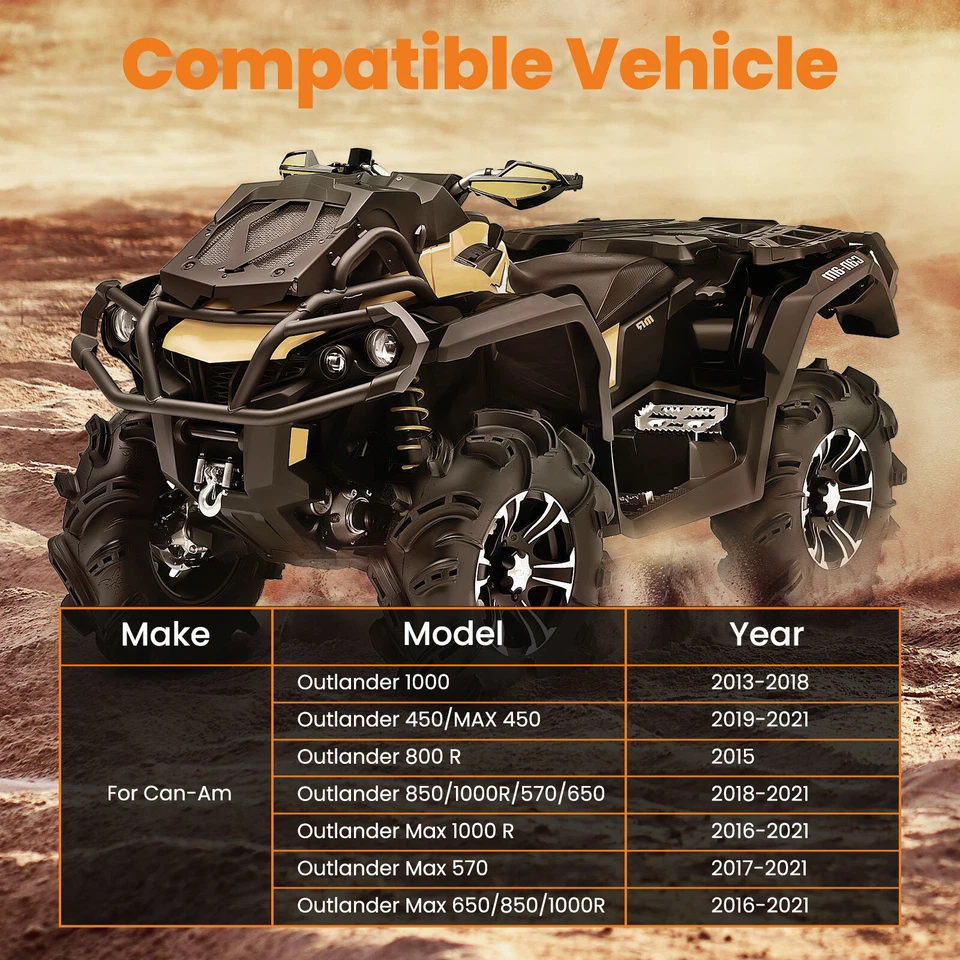 Diferencial trasero para Can-Am Outlander 450 570 650 800 R 850 1000 2013-2018 Foto 2 de 4