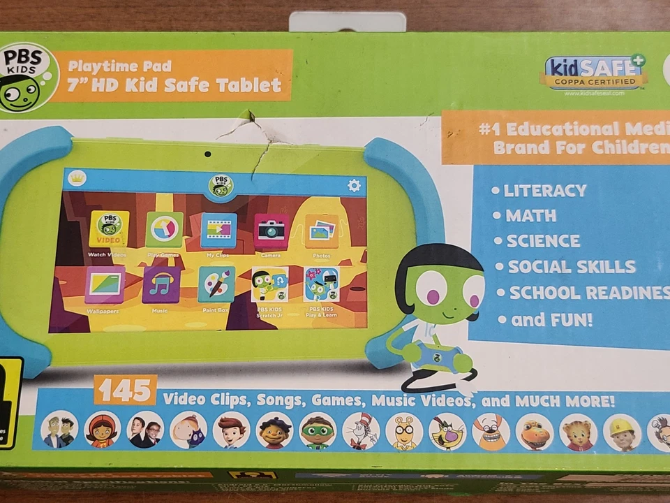 EMATIC PBS KIDS PLAYTIME PAD 7" KID SAFE HD TABLET 16GB Wi-Fi 16GB PBKRWM5410 - Image 4 of 4