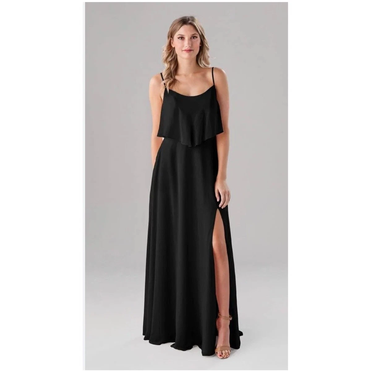Ruffle Chiffon Dresses for Women for sale | eBay