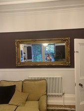 Large Gold Gilt Ornate Mirror