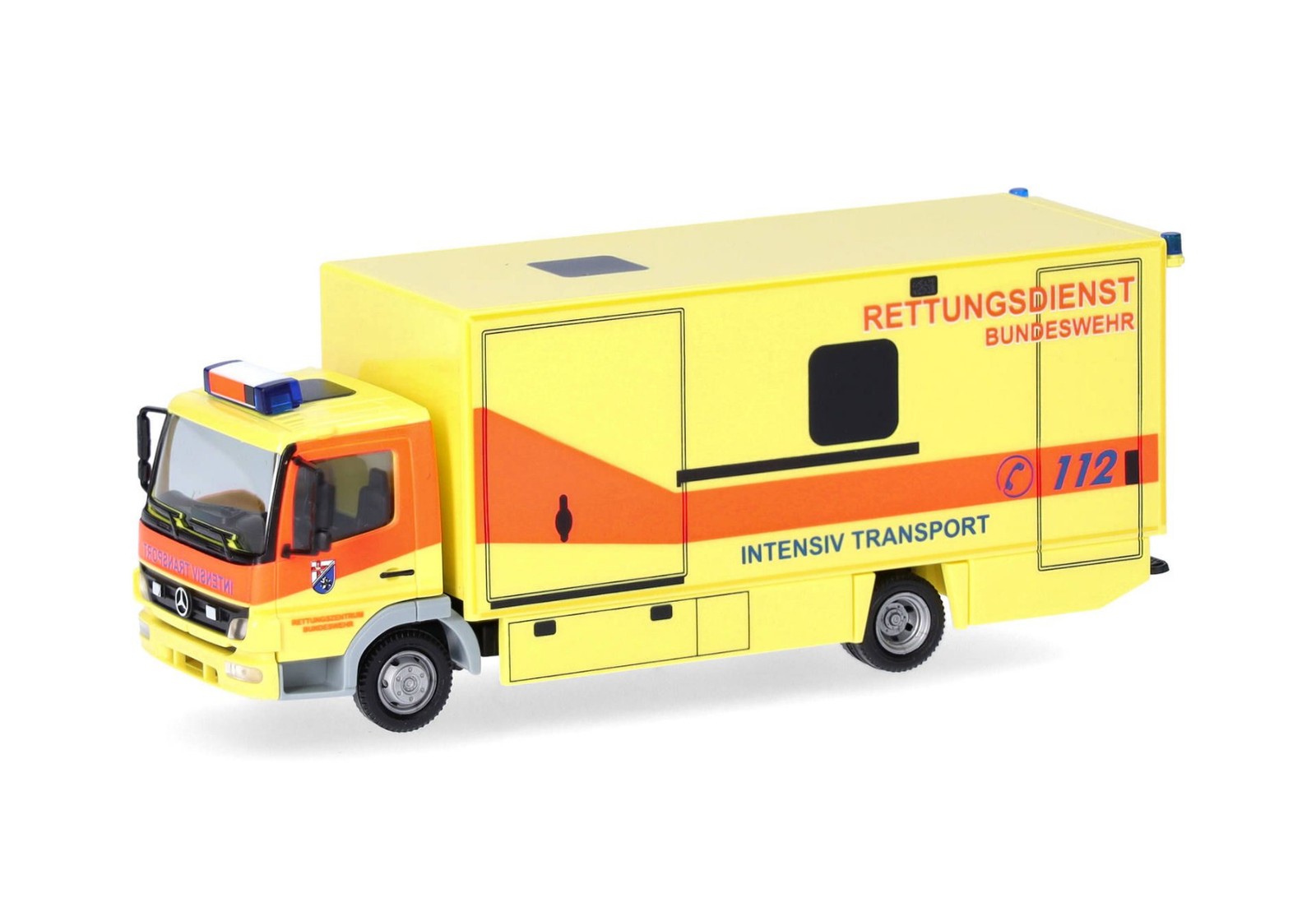 HERPA, MERCEDES BENZ Atego 4x2 Ospedale della Bundeswehr, 1/87,  HER747097