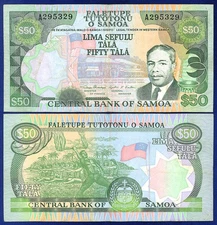 SAMOA 50 TALA 2002 VERY FINE PREFIX A