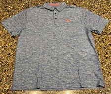 NWT Under Armour Golf Mens Loose Heat Gear Heather Blue S/S Polo Size X-LARGE XL