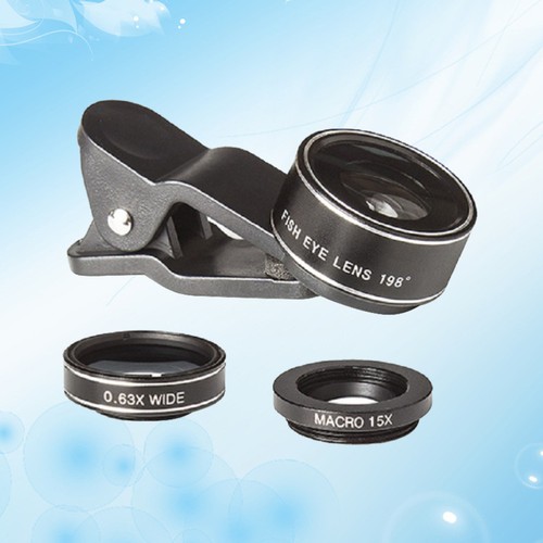 3 Phone Lens Set Telescopic Cellphone Lenses Smartphone Camera - Picture 5 of 12